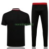 Manchester United Polo d'Entraînement 22-23 Noir Rouge Blanc Pour Homme